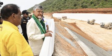 The Chief Minister announced that the Veligonda project is set to be inaugurated on the 31st of this month