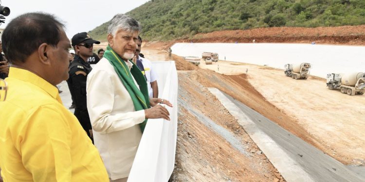 The Chief Minister announced that the Veligonda project is set to be inaugurated on the 31st of this month