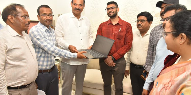 State Minister for Information and Public Relations Kolusu Parthasarathy launched a digital app