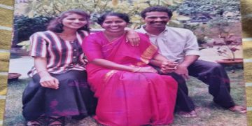 A rare photograph of Vangaveeti Radhakrishna